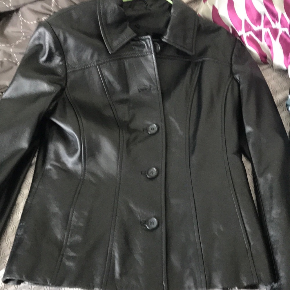 Woman’s leather jacket BARELY WORN